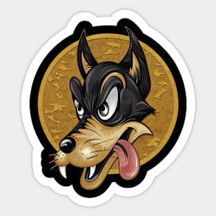 The Wolf Art Sticker
